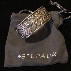 Silpada B3080 Ahead of the Curve Cuff 925 silver